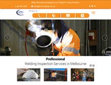 Tablet Screenshot of globalwelding.com.au